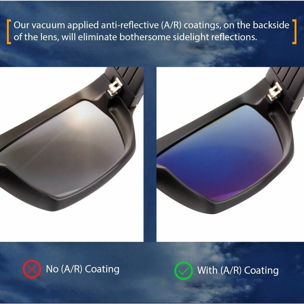 Polarized NEW Iridium Replacement Lenses For Oakley Gascan Sunglasses- Black - Picture 5 of 6